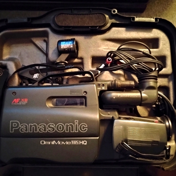 Panasonic OmniMovie VHS HQ Camcorder in Black